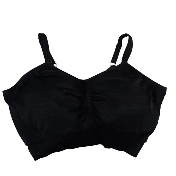 Kindred Bravely Sublime Hands-Free Pumping & Nursing Bra Black Size 1X - Picture 4 of 6